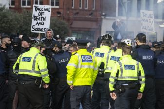 Anti-Lockdown Protest: Gardaí Identify Men Behind Fireworks Attack