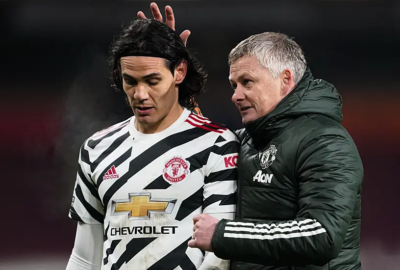 Edinson Cavani Back Available As Solskjaer Turns Attention To Palace