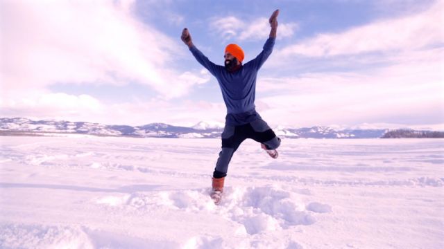 Yukon Man Shares Delight In Covid Vaccine By Bhangra Dancing On Frozen Lake