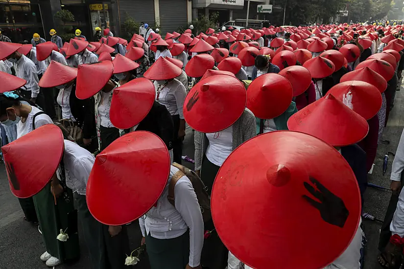 Myanmar Security Forces In Violent Crackdown On Pro-Democracy Protesters