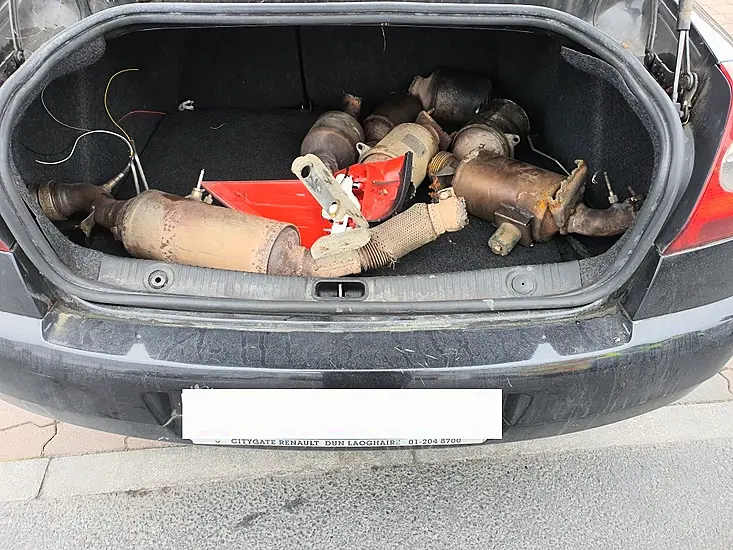 Three Men Arrested As Gardaí Recover Seven Stolen Catalytic Converters