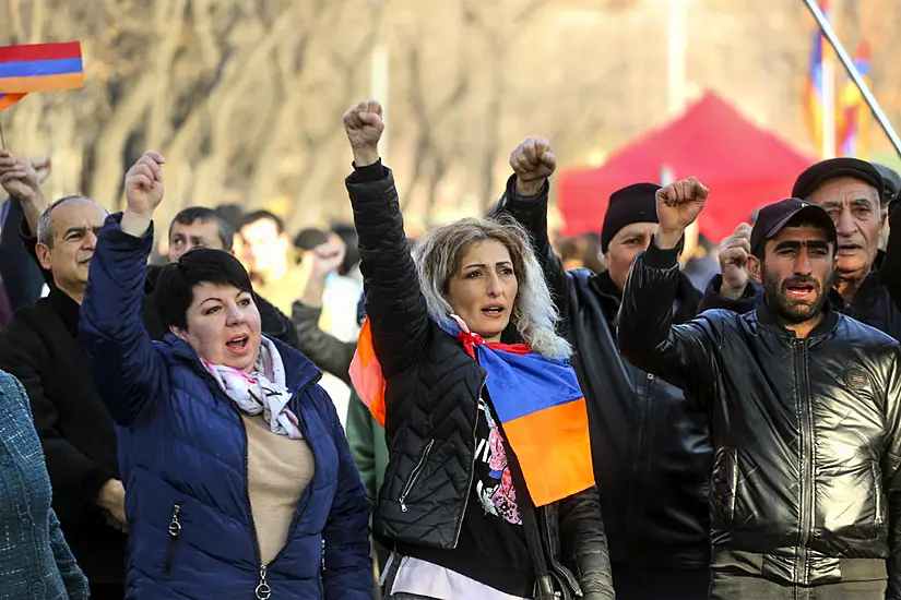 Thousands In New Rally To Demand Armenian Prime Minister’s Resignation