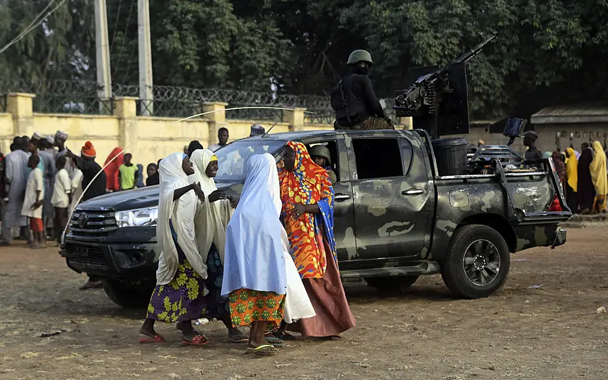 Chaos As Freed Nigerian Schoolgirls Reunited With Families