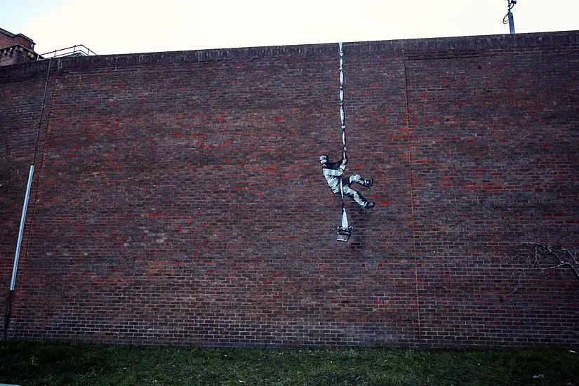 Artwork On Former Prison Confirmed As Banksy