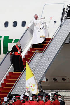 Pope Arrives In Iraq To Rally Christians Despite Pandemic