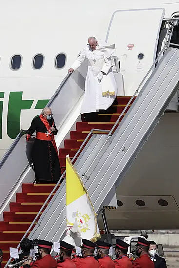 Pope Arrives In Iraq To Rally Christians Despite Pandemic