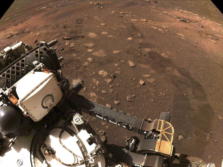 Nasa’s New Mars Rover Hits The Dusty Red Road In First Trip
