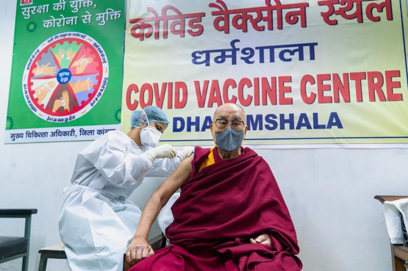 Tibetan Spiritual Leader Dalai Lama Receives Coronavirus Vaccine