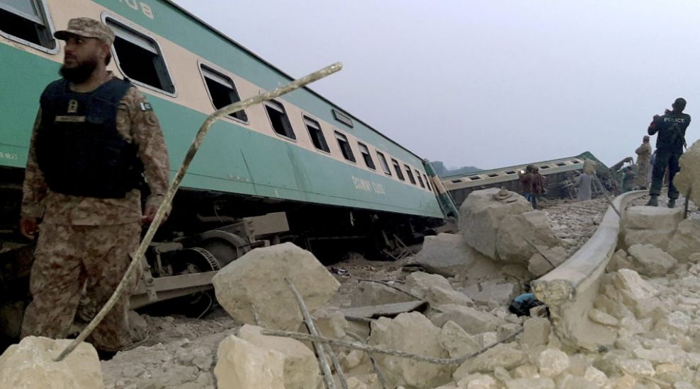 One Dead, 40 Injured As Train Derails In Southern Pakistan