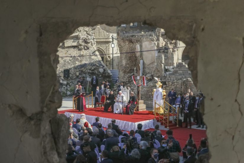 Pope Calls On Christians To Forgive And Rebuild Amid Ruins Of Churches In Iraq