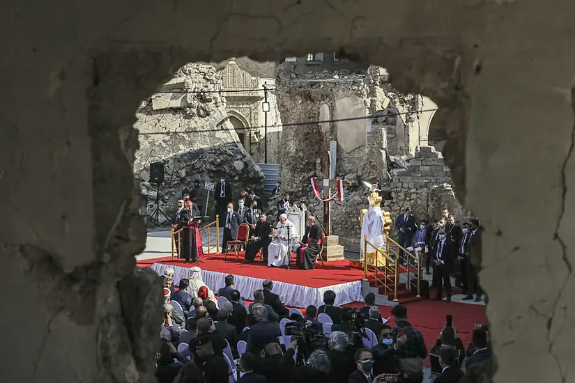 Pope Calls On Christians To Forgive And Rebuild Amid Ruins Of Churches In Iraq