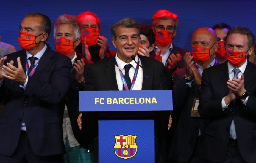 Joan Laporta To Serve Second Term As Barcelona President After Election Win