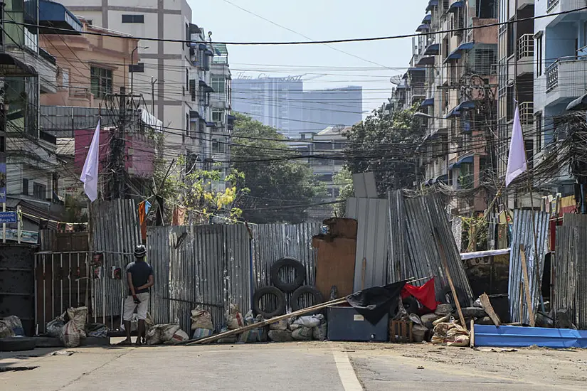 Myanmar Security Forces Raid Neighbourhood Where Striking Railway Workers Live