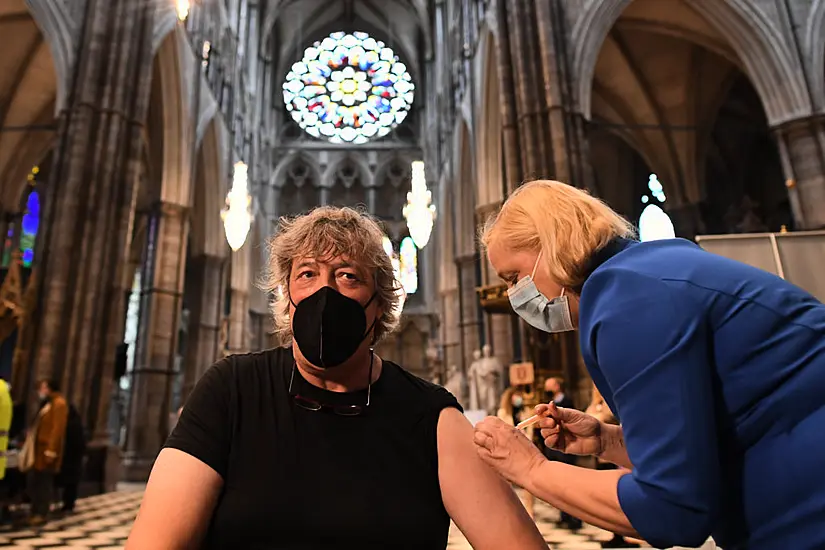 Stephen Fry Hails ‘Wonderful Moment’ As He Is Vaccinated In Westminster Abbey