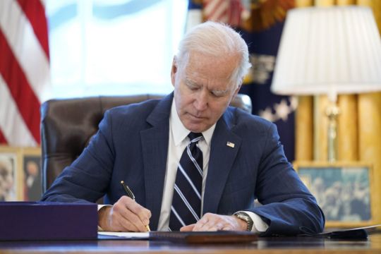 Biden Signs 1.9 Trillion Dollars Relief Bill Before Speech To Nation