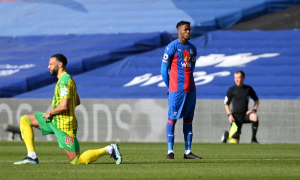 Wilfried Zaha Makes His Own Stand Against Racism Before Crystal Palace Game