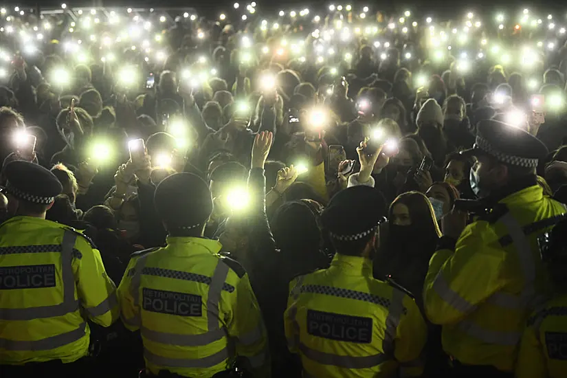 In Pictures: Sorrow And Anger As Women Pay Tribute To Sarah Everard