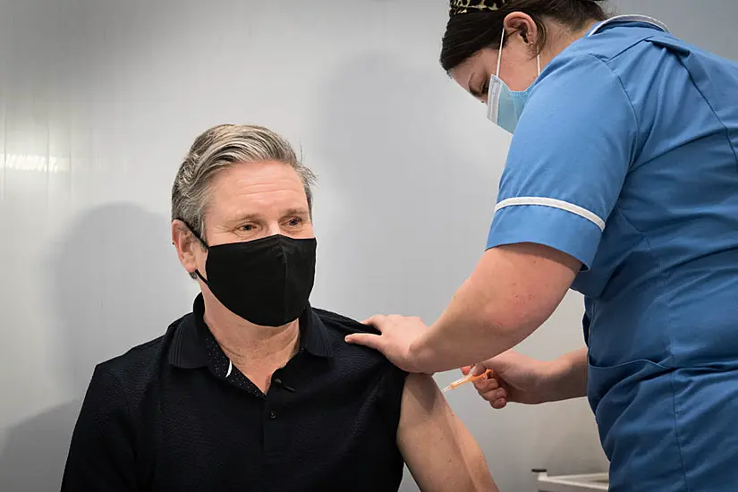 Uk Labour Leader Keir Starmer Receives First Coronavirus Jab