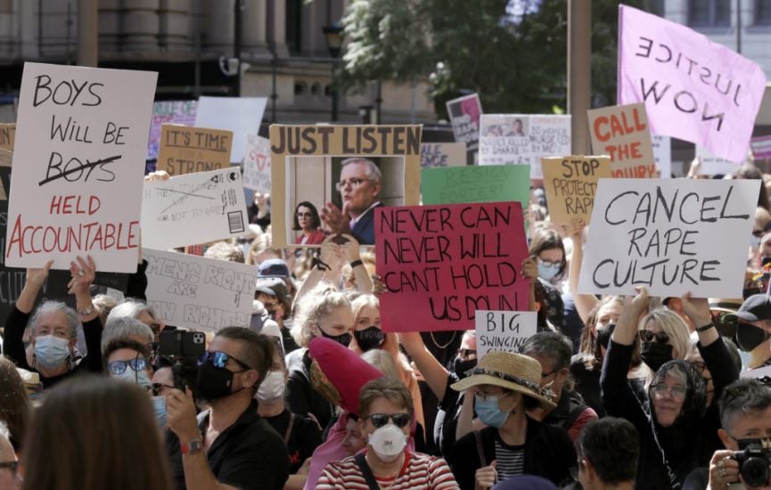 Australians Rally For Justice For Women As Alleged Rapes Shake Government