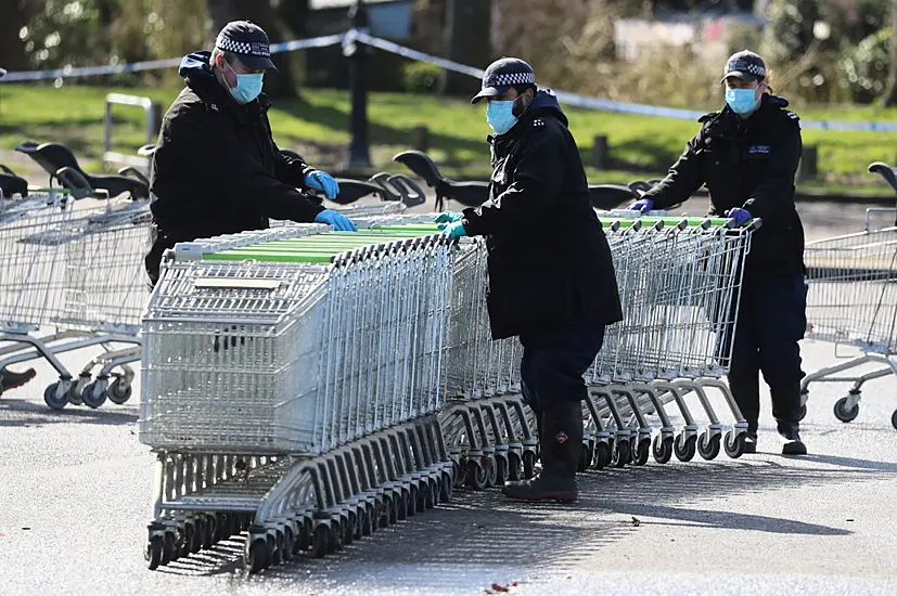 Police Search Supermarket Car Park In Sarah Everard Investigation