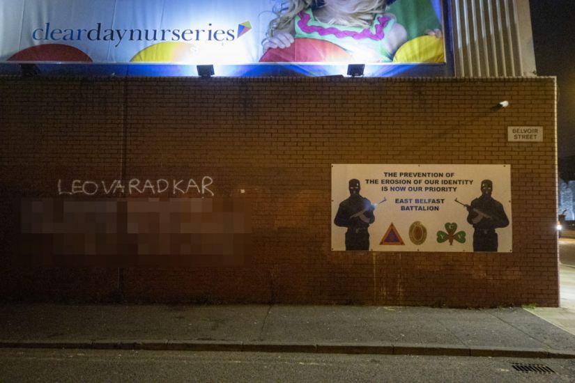 Police Investigate Graffiti Threat With Leo Varadkar's Address In Belfast