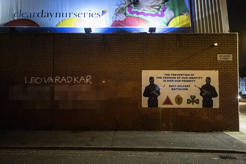 Police Investigate Graffiti Threat With Leo Varadkar's Address In Belfast