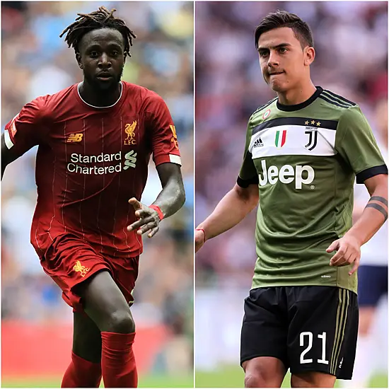 Origi Linked With Dortmund Move, Spurs Target Dybala