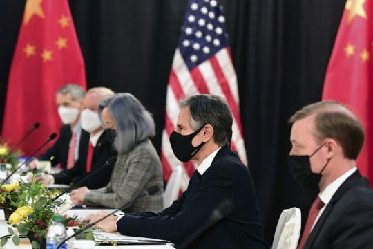 Us And China Spar In First Face-To-Face Meeting Under Biden