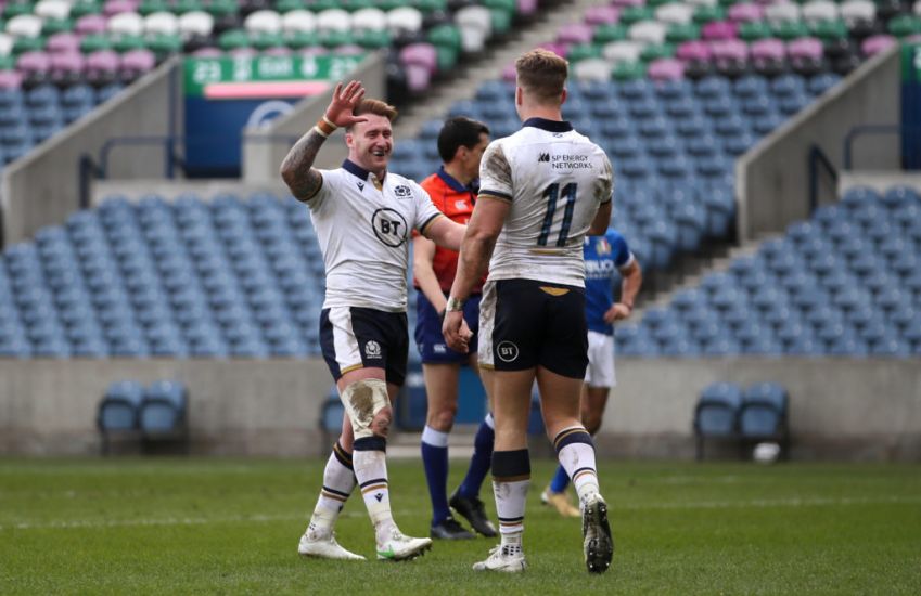 Six Nations: Scotland Run In Eight Tries As They Sweep Aside Italy