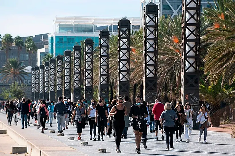 Ravers Feel The Music At Socially Distanced Silent Disco In Barcelona