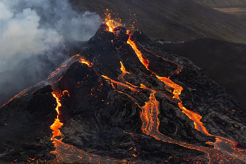 In Pictures: Volcano Erupts Near Iceland's Capital