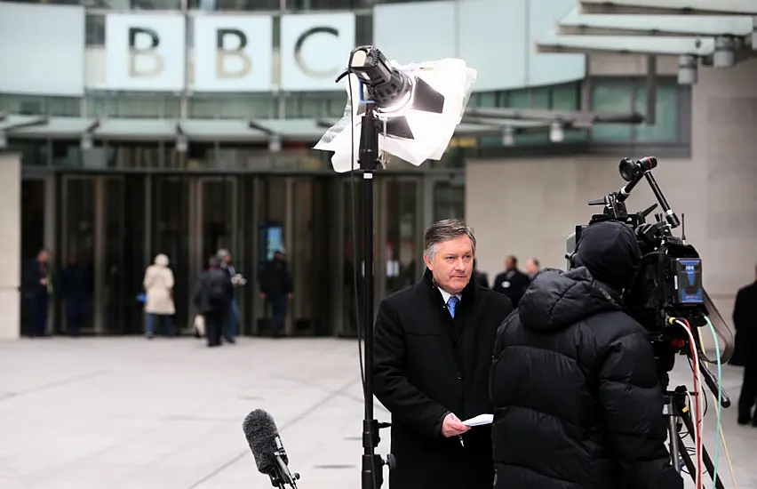 Simon Mccoy Signs Off From Bbc News Clutching A Ream Of Printer Paper