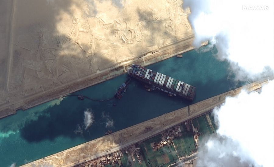 Maritime Traffic Jam Grows With More Than 200 Ships Outside Suez Canal