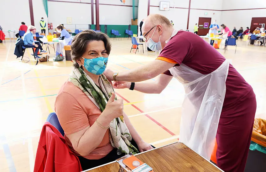 Arlene Foster Receives Her First Covid-19 Vaccine