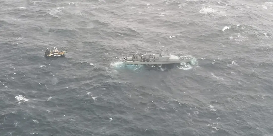 Coast Guard Coordinate Rescue Operation For Trawler Off Cork Coast