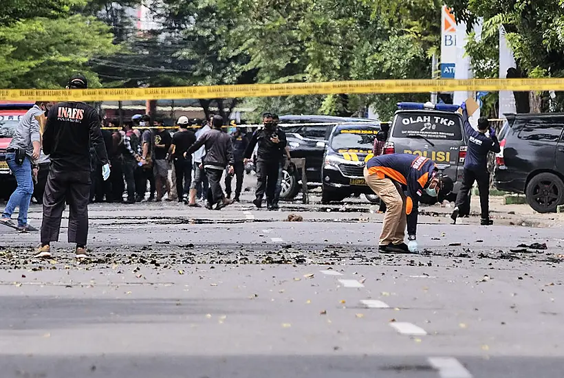 20 Injured In Suicide Attack Targeting Palm Sunday Mass In Indonesia