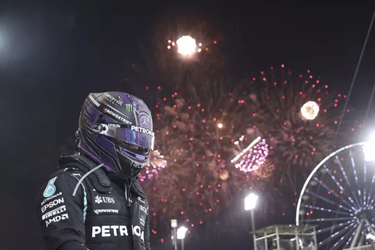 Lewis Hamilton Holds Off Max Verstappen To Win Season-Opening Bahrain Grand Prix