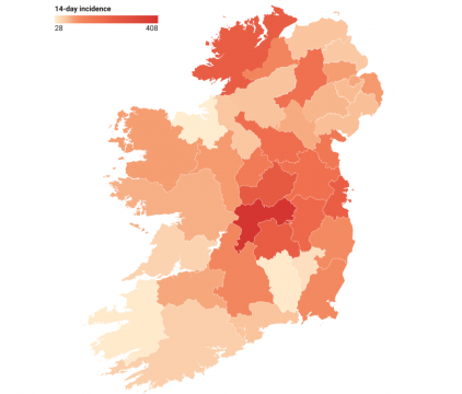Coronavirus In Ireland: Latest County-By-County Data