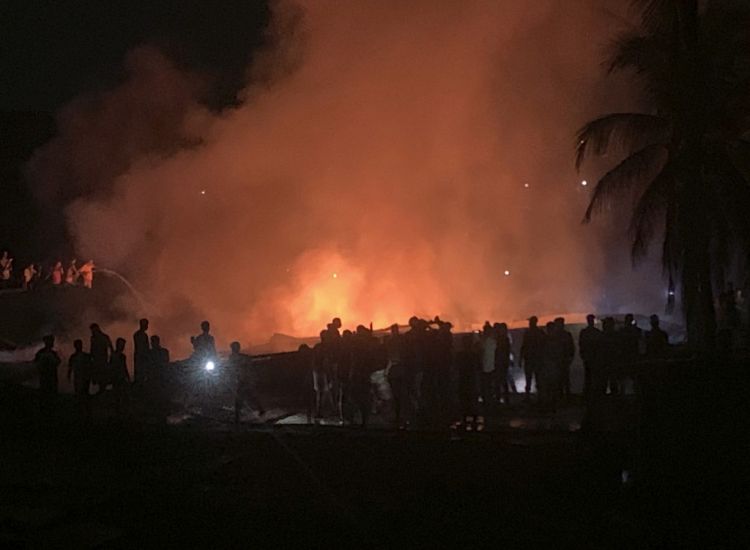 Rohingya Camp Fire In Bangladesh Kills Three