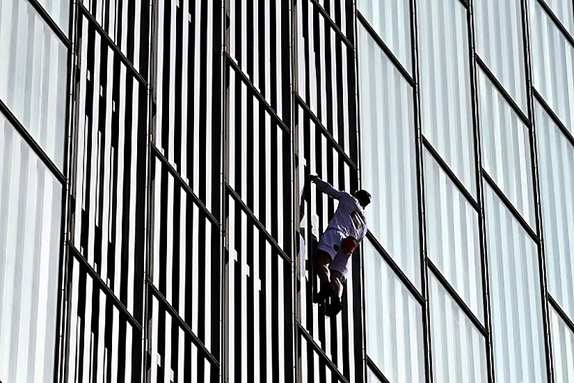 Daredevil Free Climber Scales One Of Europe's Highest Skyscrapers