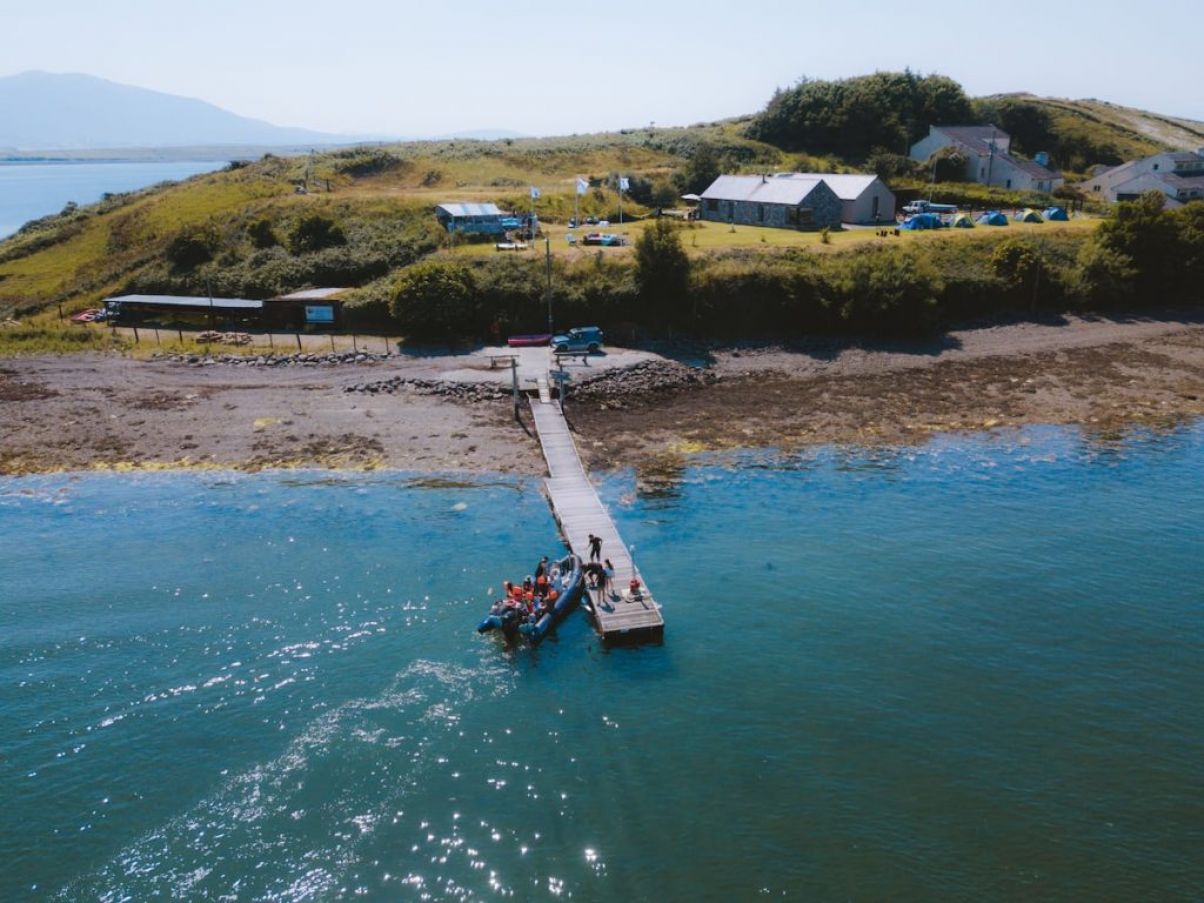 Guests Of The Lodge Gain Exclusive Use Of The Island During Their Stay. Photo: Collanmore Island Lodge On Airbnb.