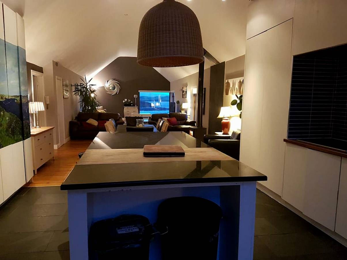 Guests Of The Lodge Gain Exclusive Use Of The Island During Their Stay. Photo: Collanmore Island Lodge On Airbnb.