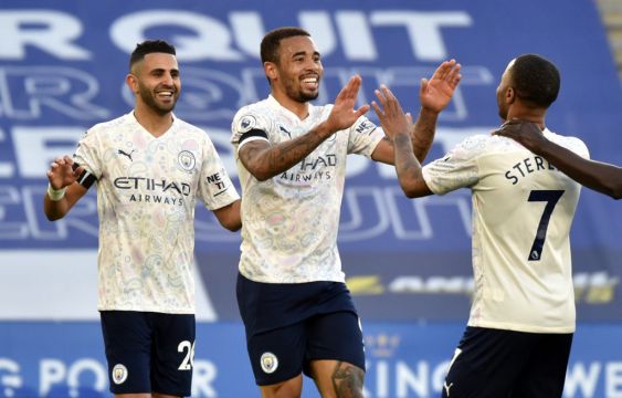 Birthday Boy Gabriel Jesus On Target As Leaders Man City Ease Past Leicester