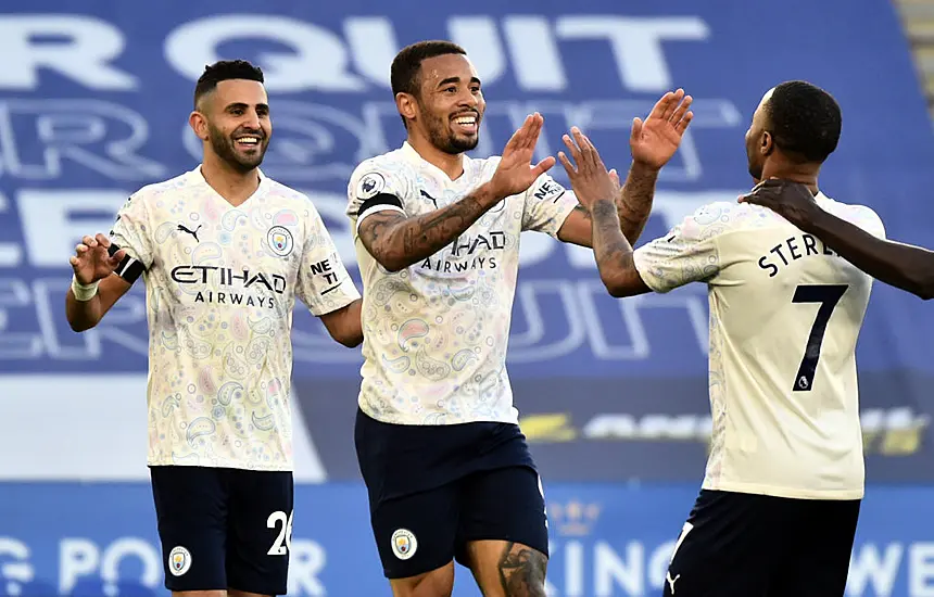 Birthday Boy Gabriel Jesus On Target As Leaders Man City Ease Past Leicester