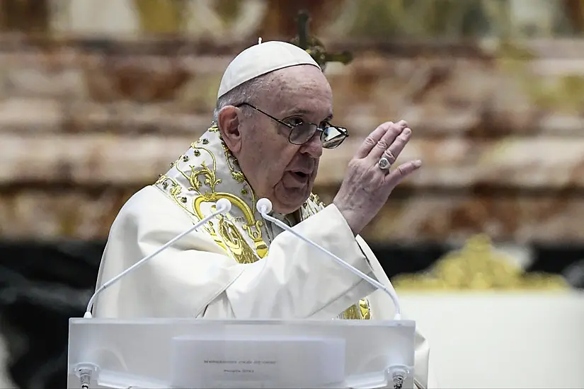 Pope Says Wars Amid Pandemic Are Scandalous During Easter Address