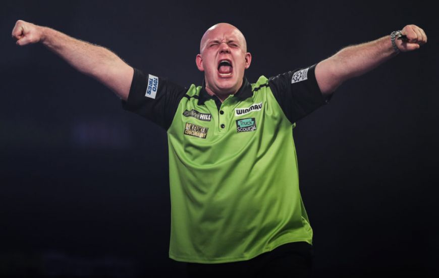 Michael Van Gerwen Makes Playful Jibe At Peter Wright After Beating Scot