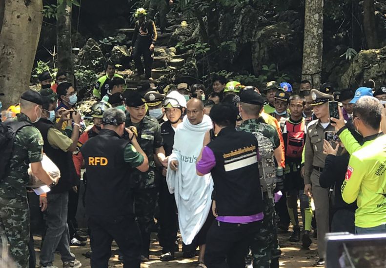Divers Rescue Thai Buddhist Monk Trapped In Flooded Cave
