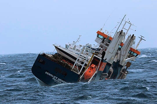 Efforts To Salvage Stricken Cargo Ship Off Norway Postponed For A Day