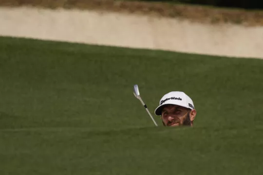 Defending Champion Dustin Johnson Finds Going Tougher With Opening 74 At Masters