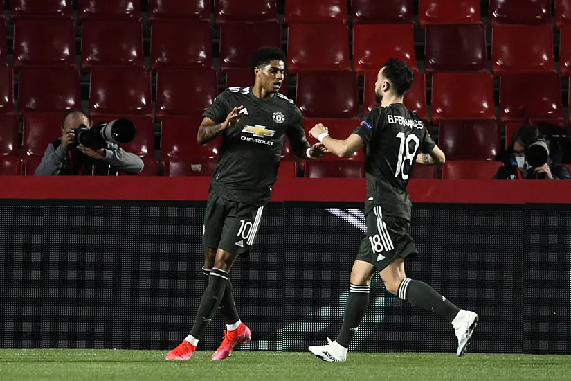 Marcus Rashford Shakes Off Injury Concerns To Help Man Utd To Win Over Granada